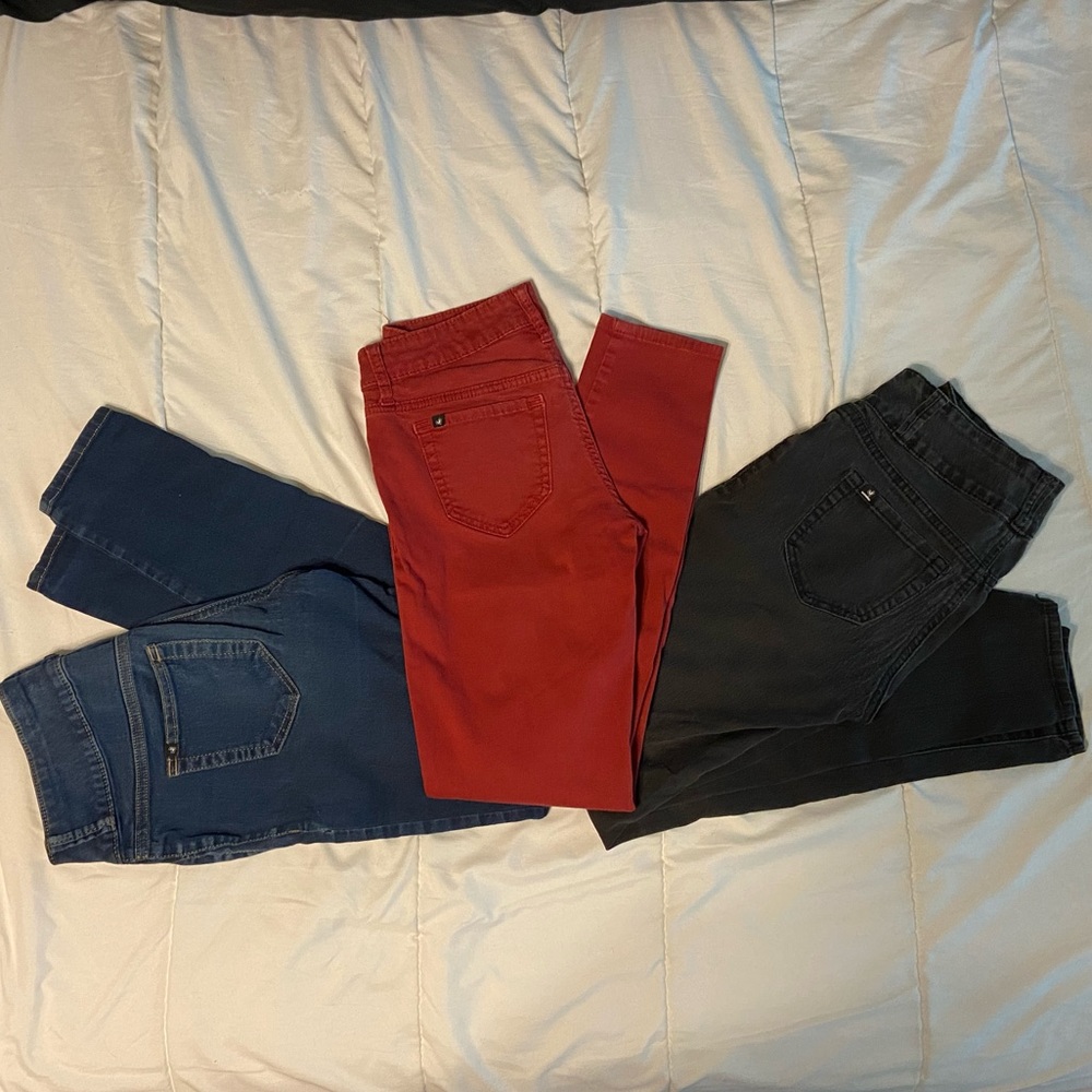 Hot Topic - Lovesick brand - Super Skinny Jeans - 3 pair